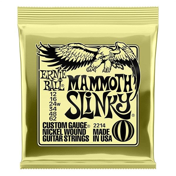  Ernie Ball 2214 Electric Mammoth Slinky 12-62 