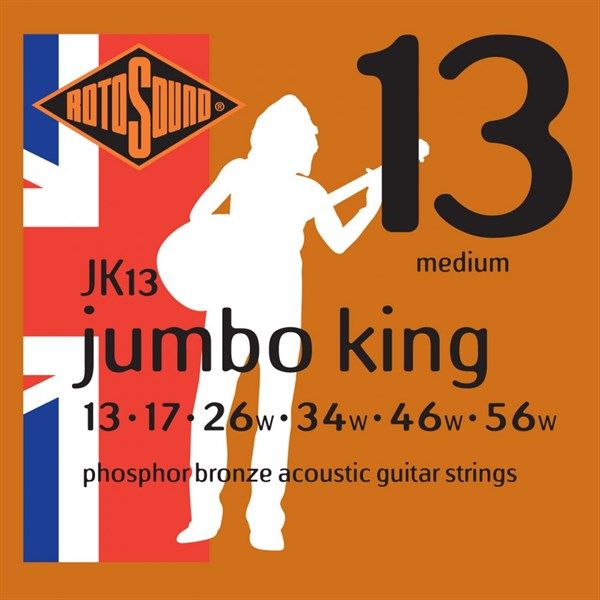  Rotosound JK13, 13-56, Phosphor Bronze 
