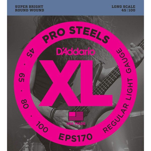 D'Addario EXL170 Bass Electric 45-100 Regular Light 