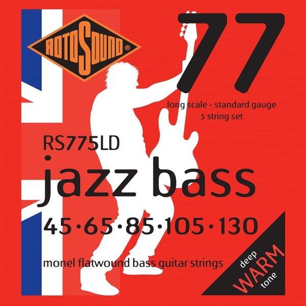  Rotosound Jazz Bass 5-String, RS775LD, 45-130 