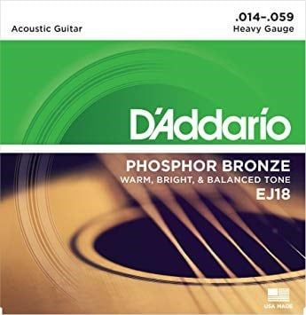  Dây Acoustic D'Addario EJ18 14-59 Phosphor Bronze 