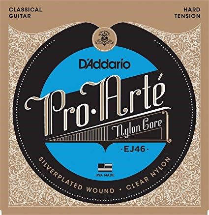  D'Addario EJ46 Classic Pro-Arté Clear Hard Tension 