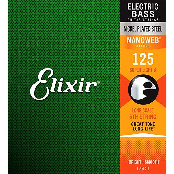  Elixir 15425 Bass Electric Single String size 125 