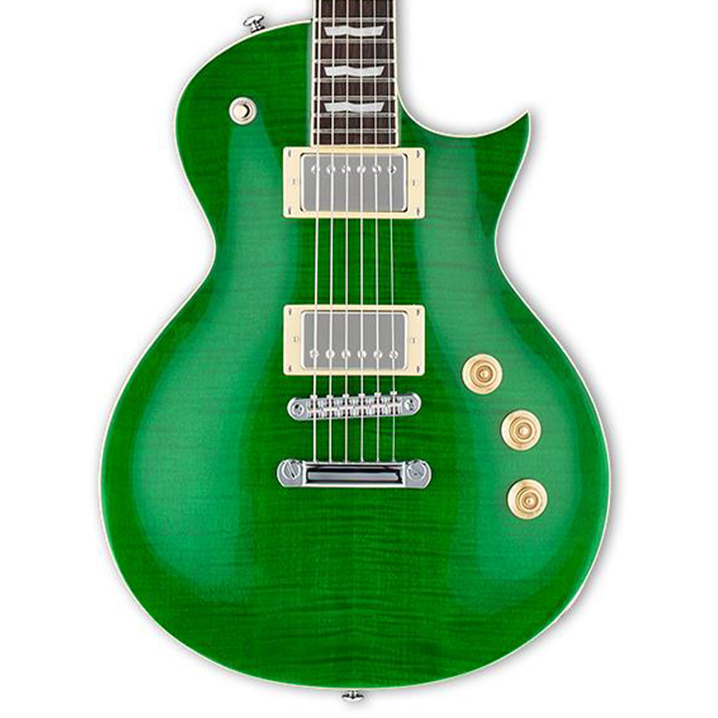  ESP LTD EC-256FM See Thru Green 