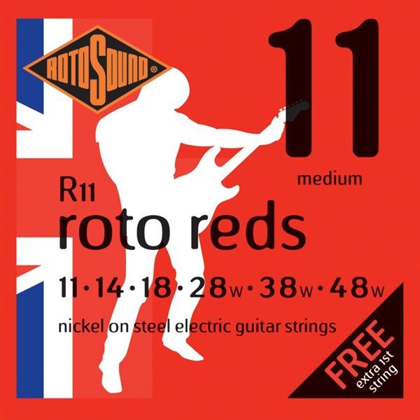  Rotosound Roto Reds R11, Medium 11-48u 