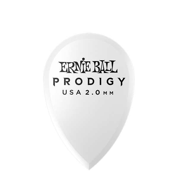  Pick Ernie Ball 9336 Teardrop Prodigy White - 2.0 mm 