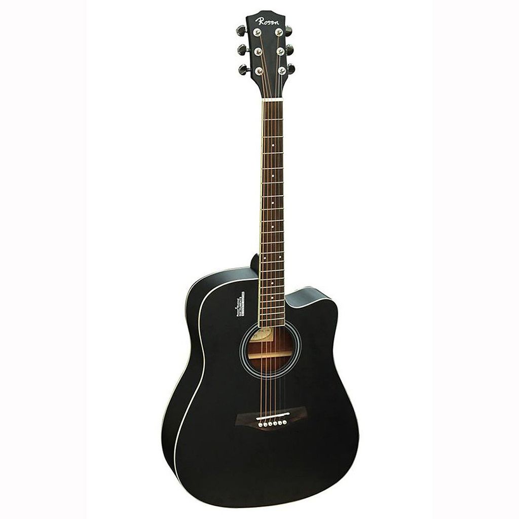  Guitar Acoustic Rosen G11 DC Black 