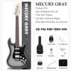  Guitar điện Saga HSS Mercury Gray 
