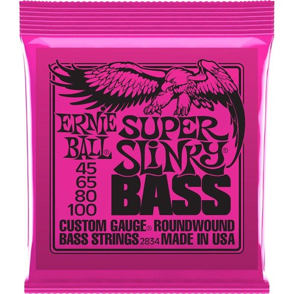  Ernie Ball 2834 Bass Super Slinky 45-100 