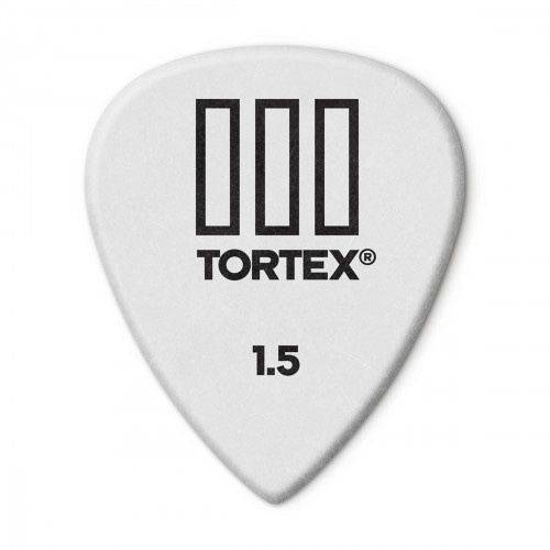  Pick Dunlop Tortex White 1.5mm 