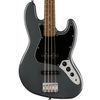  Guitar Bass Squier Affinity J Bass Guitar Laurel in Charcoal Frost Metallic 