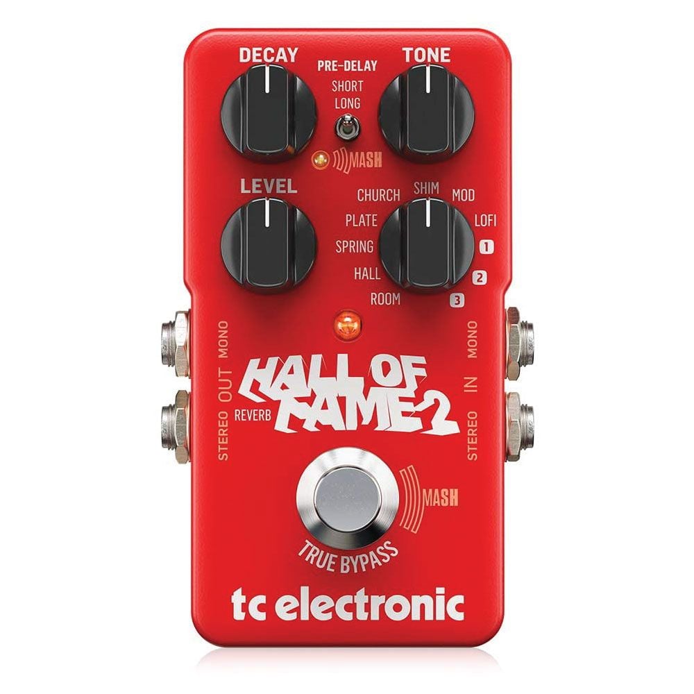  TC Electronic Hall of Fame 2 Reverb Effects Pedal 