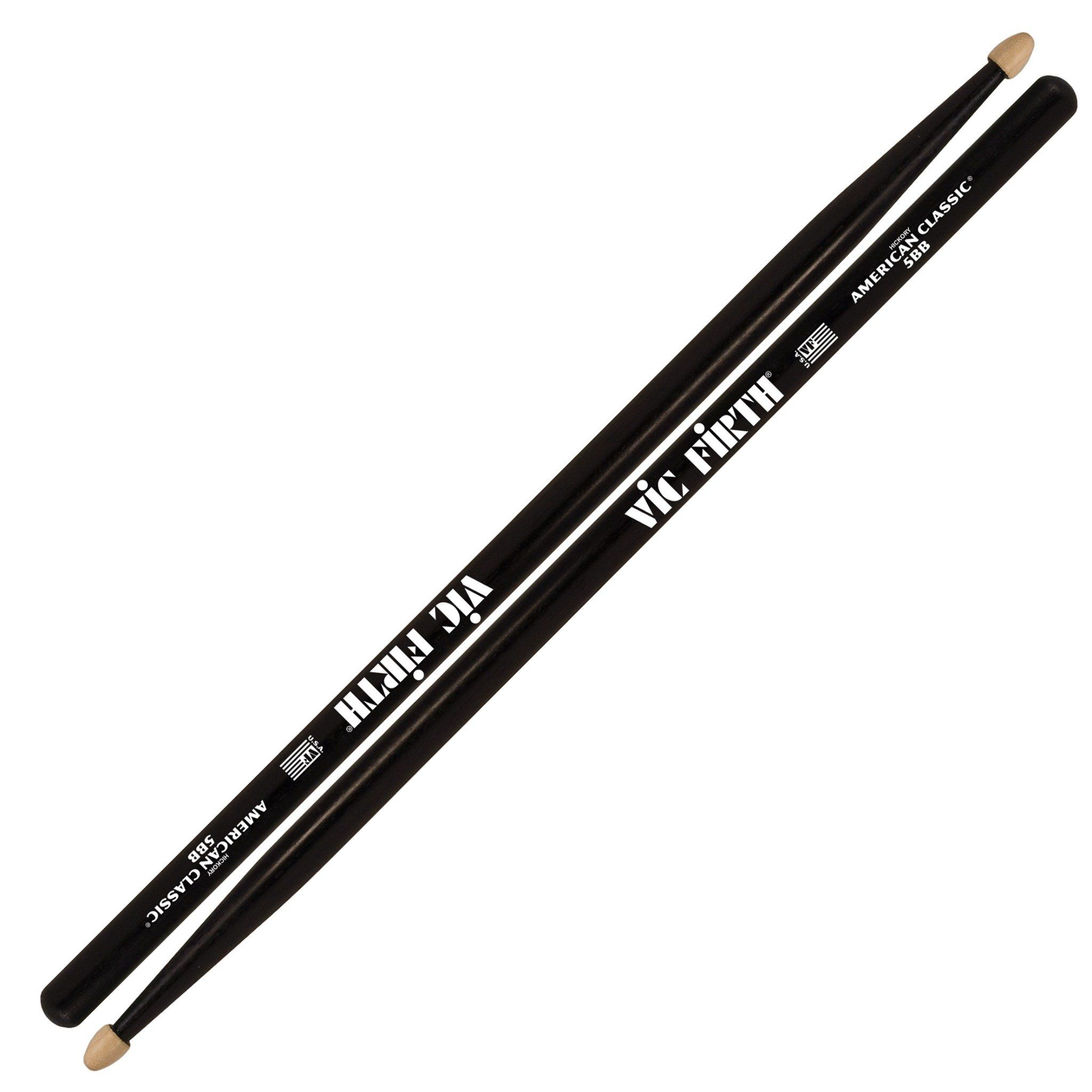  Dùi trống Vic Firth 5BB American Classic Hickory with Black Finish 