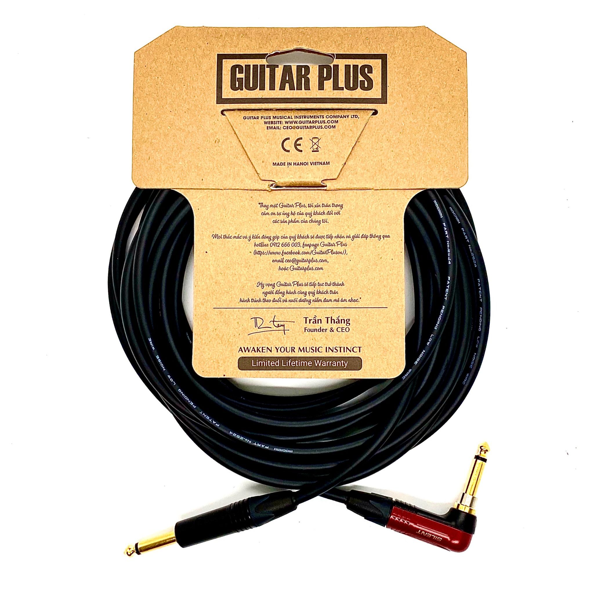  Guitar Plus TR Luxury Silent Cable 6m 