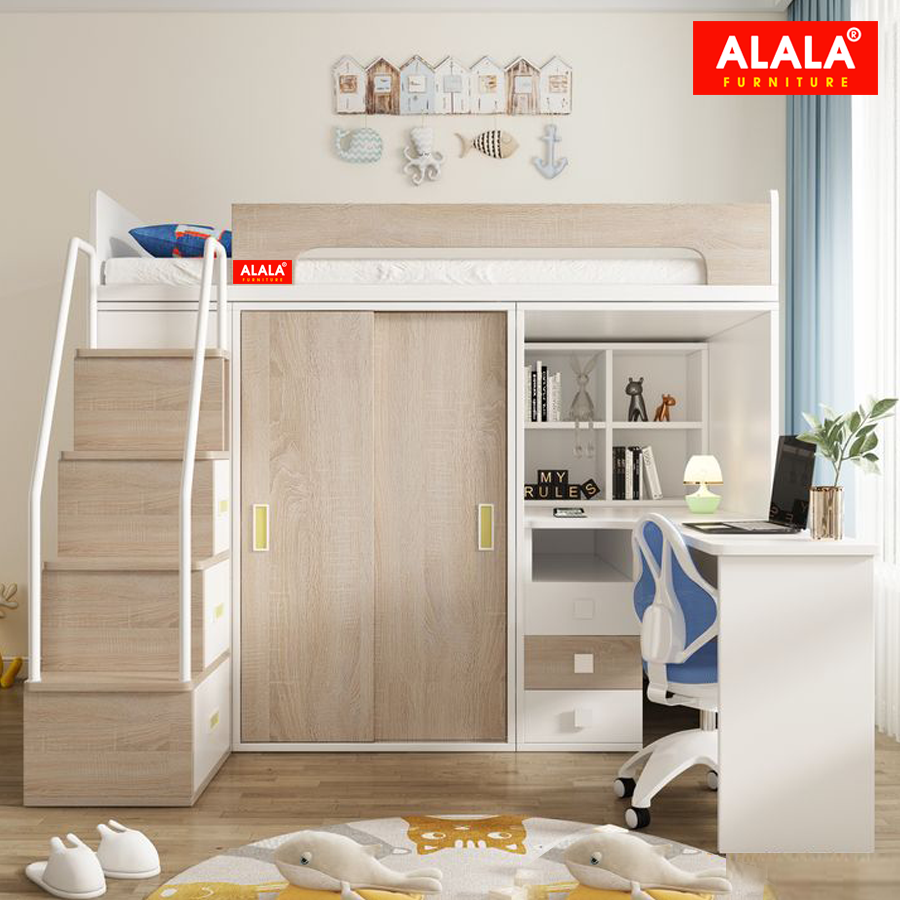 Giường tầng ALALA148 - 3 trong 1