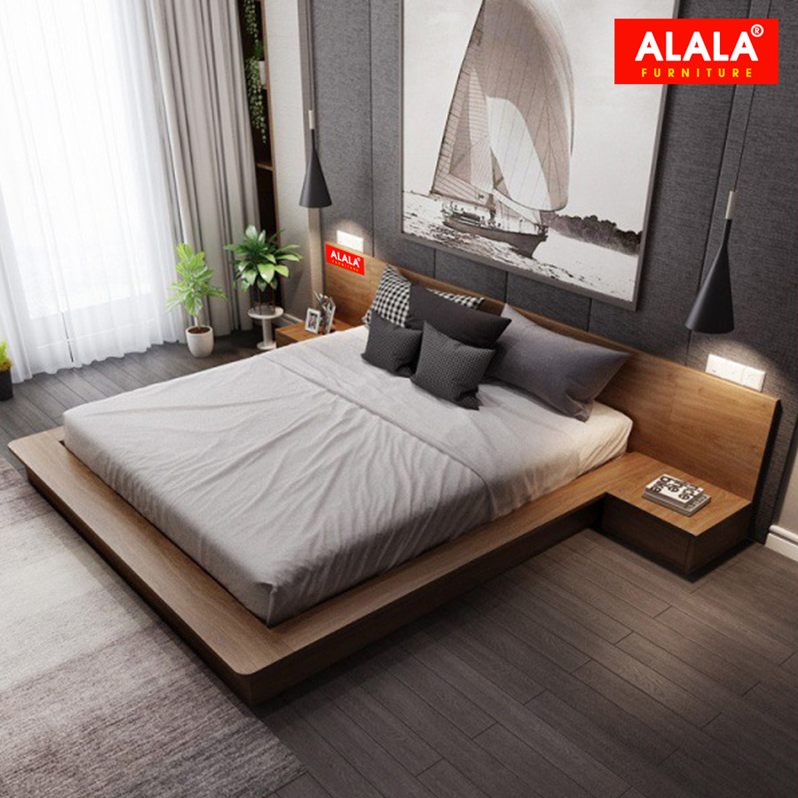 Giương ngủ ALALA84 + 2 Tủ đầu giường cao cấp