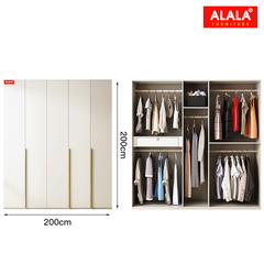 Tủ quần áo ALALA274 cao cấp