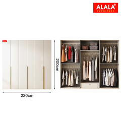 Tủ quần áo ALALA274 cao cấp