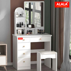 Bàn trang điểm ALALA804 cao cấp + Ghế ngồi cao cấp