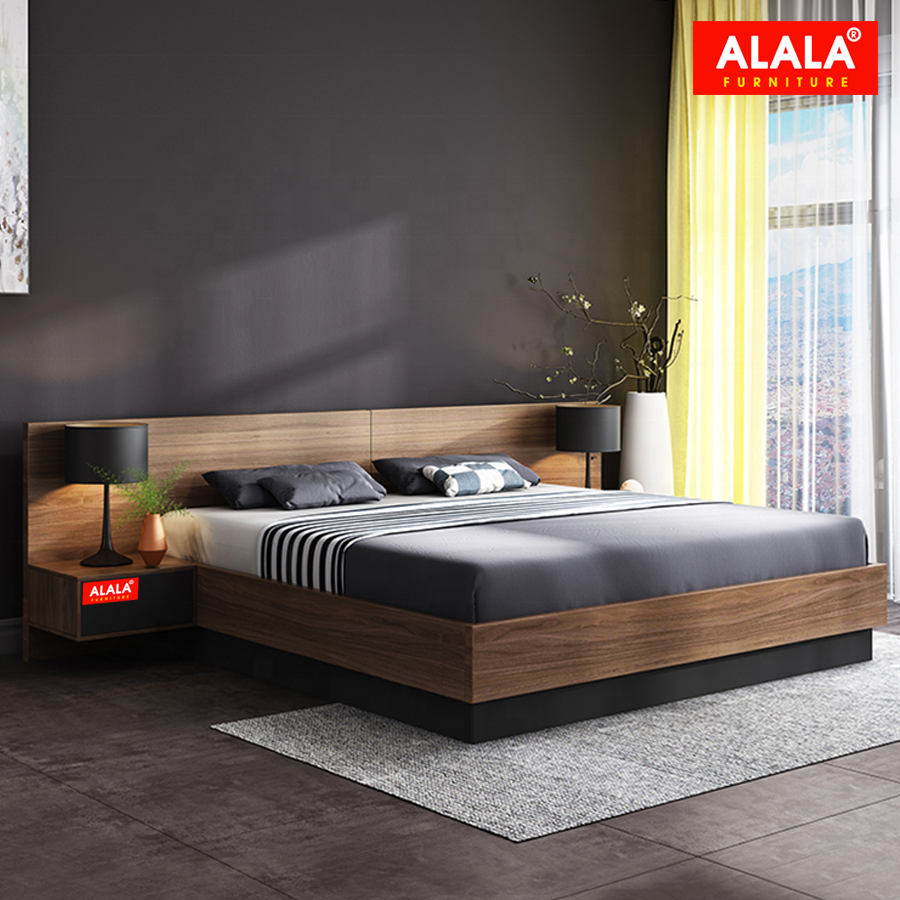 Giương ngủ ALALA96 + 2 Tủ đầu giường cao cấp