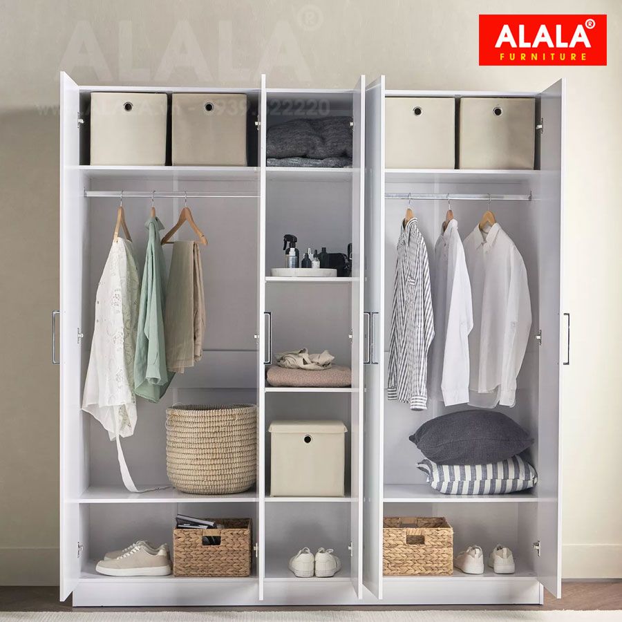 Tủ quần áo ALALA294 cao cấp