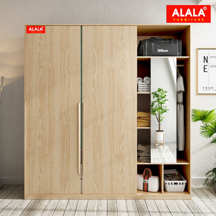Tủ quần áo ALALA203 cao cấp