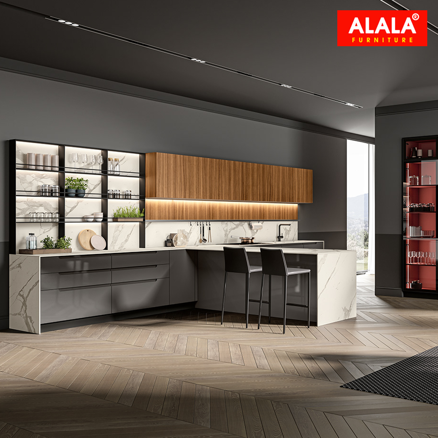 Tủ bếp ALALA507 cao cấp