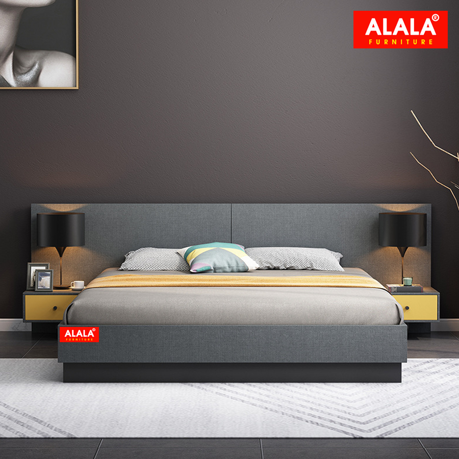 Giương ngủ ALALA74 + 2 Tủ đầu giường cao cấp