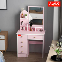Bàn trang điểm ALALA804 cao cấp + Ghế ngồi cao cấp