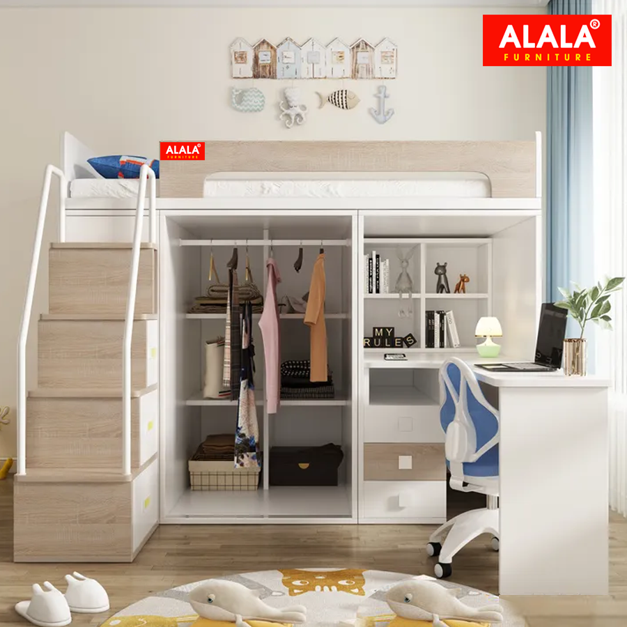 Giường tầng ALALA148 - 3 trong 1