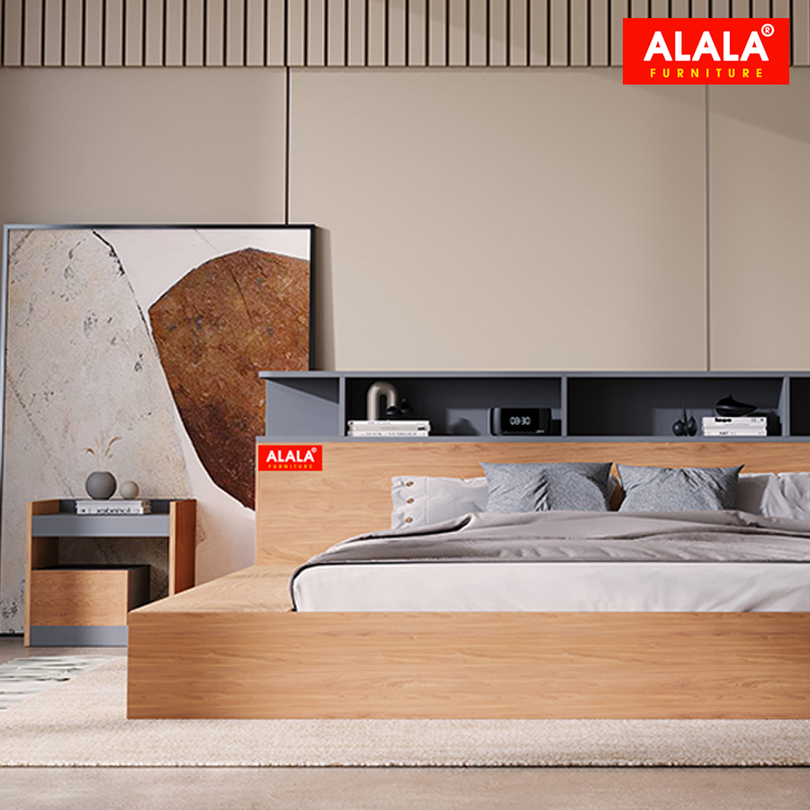 Giương ngủ ALALA1026 + 2 Tủ đầu giường cao cấp