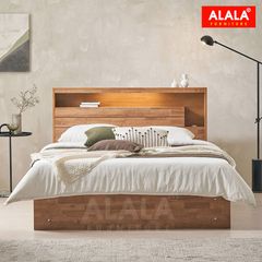 Giường ngủ gỗ tự nhiên A21