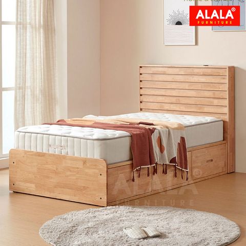 Giường ngủ gỗ tự nhiên A22