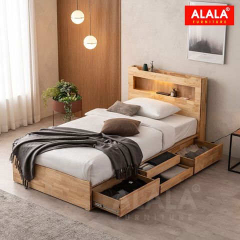 Giường ngủ gỗ tự nhiên A11