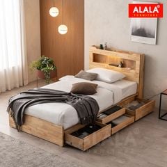 Giường ngủ gỗ tự nhiên A11