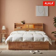 Giường ngủ gỗ tự nhiên A05