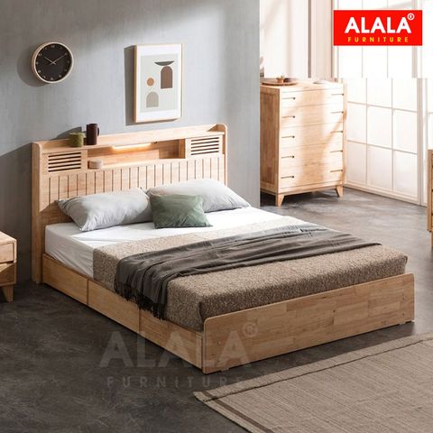 Giường ngủ gỗ tự nhiên A20