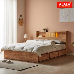 Giường ngủ gỗ tự nhiên A05