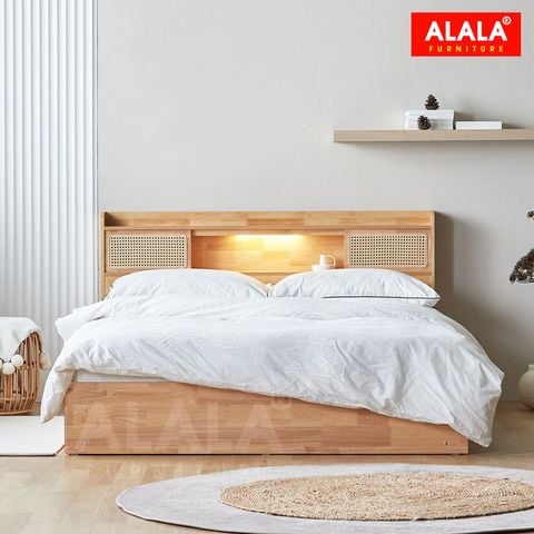 Giường ngủ gỗ tự nhiên A07