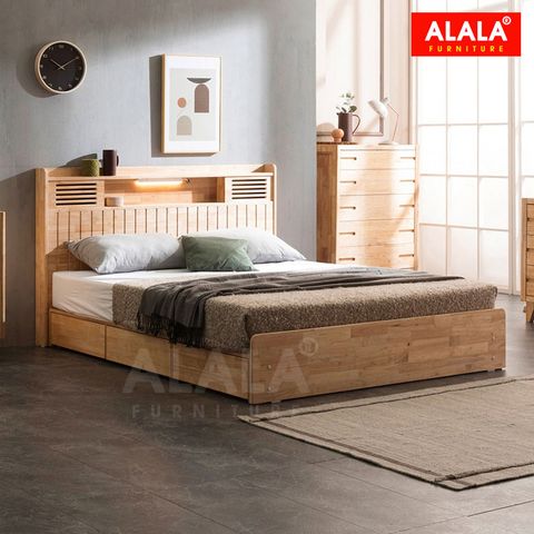 Giường ngủ gỗ tự nhiên A20