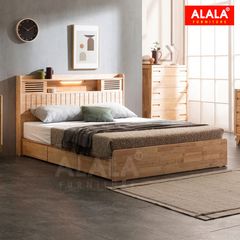 Giường ngủ gỗ tự nhiên A20