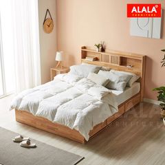 Giường ngủ gỗ tự nhiên A05