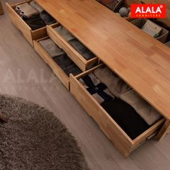 Giường ngủ gỗ tự nhiên A01