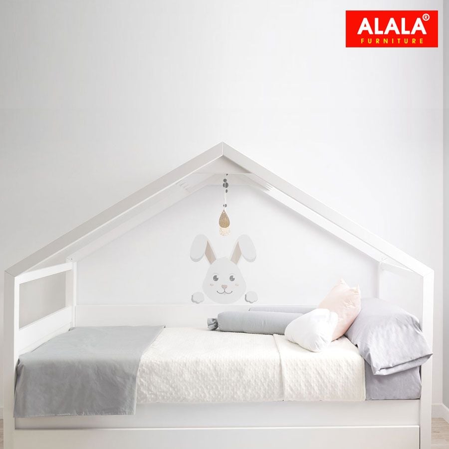 Giường ngủ cho bé hình ngôi nhà A115