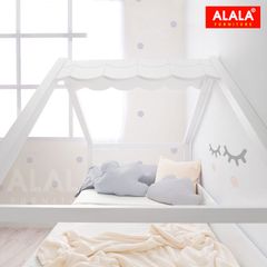 Giường ngủ cho bé hình ngôi nhà A114