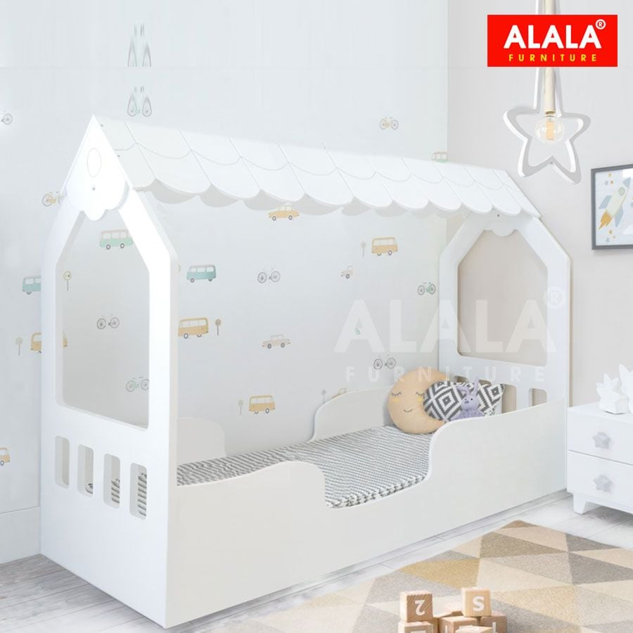 Giường ngủ cho bé hình ngôi nhà A110