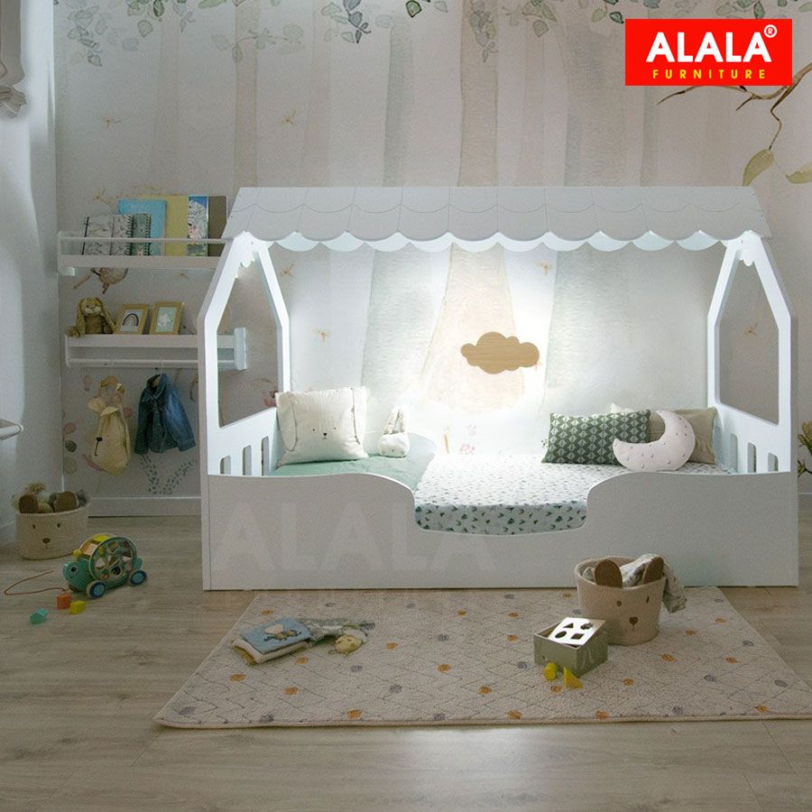 Giường ngủ cho bé hình ngôi nhà A110