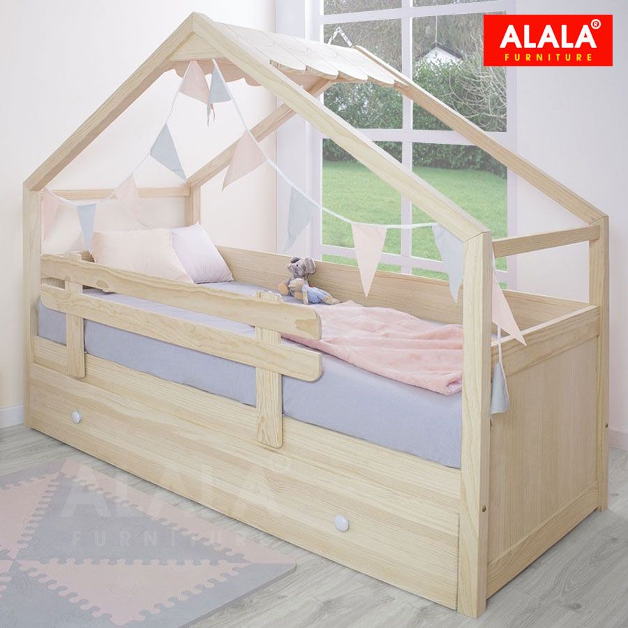 Giường ngủ cho bé hình ngôi nhà A112