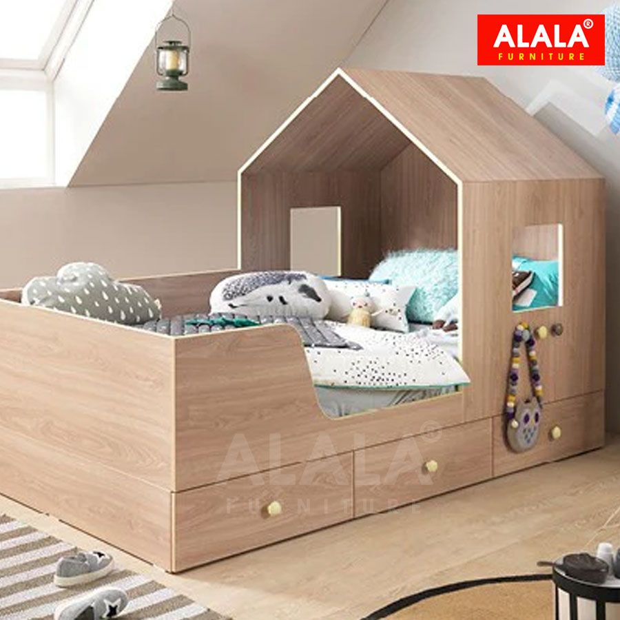 Giường ngủ ngôi nhà cho bé A125