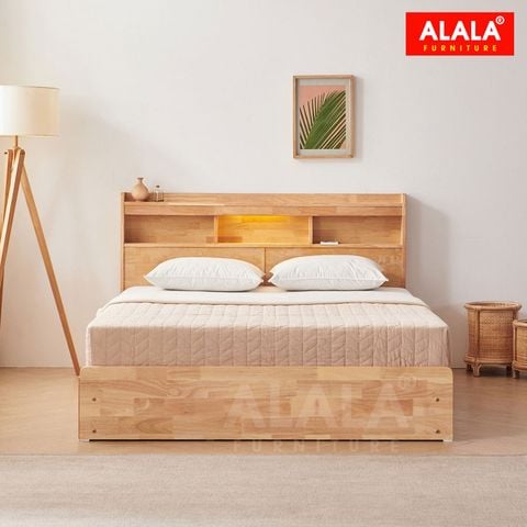 Giường ngủ gỗ tự nhiên A13